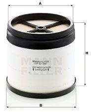 Mann-filter Filtru aer MANN-FILTER CP 27 150 (CP 27 150) - automobilus