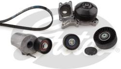 GATES Pompa apa + Set curea transmisie cu caneluri GATES Micro-V® KP36DPK1698 (KP36DPK1698)