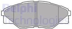 DELPHI set placute frana, frana disc DELPHI LP2496 (LP2496)