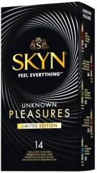Skyn Unknown Pleasures+ 14 db latex mentes óvszer, különleges tulajdonságokkal - szeresdmagad