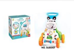 Moni Играчка за прохождане 2в1 Little Zebra 83007 Проходилка