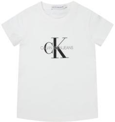 Calvin Klein Tricou Monogram Logo IU0IU00068 Alb Regular Fit