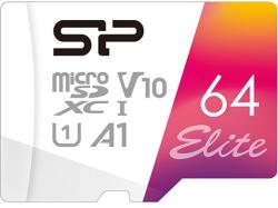 Silicon Power microSDXC Elite 64GB C10/U1/UHS-I/V10-A1 SP064GBSTXBV1V20SP