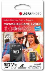 AgfaPhoto microSDXC 128GB C10/UHS-I/U1/V10 10583