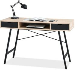 VOX bútor GAVLE fiókos íróasztal, sonoma tölgy-fekete