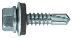 Hatlapfejű fűzőcsavar önf. 4, 8x19mm EPDM alátéttel (KOE-OCF4819T14)