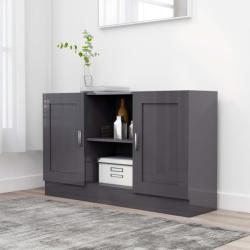 vidaXL Servantă, gri extralucios, 120 x 30, 5 x 70 cm, PAL (802785) Comoda