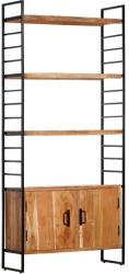 vidaXL Bibliotecă cu 4 niveluri, 80x30x180 cm, lemn masiv de acacia (284420) Biblioteca