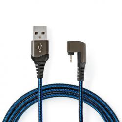 Nedis Cablu de date si incarcare USB-A la Apple Lightning MFI unghi 180 grade 1m, Nedis GCTB39300AL10 (GCTB39300AL10)