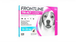 Merial Frontline Tri-act M spot on pentru caini 10-20 kg - 3 pipete antiparazitare