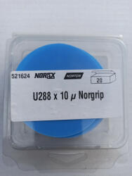 Norton Norax U288 csiszolókorong mikrofiniseléshez Ø80mm 10 mikron (CTH521624)