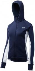 TYR Bluză de damă tyr female victory warm-up jacket navy/white xl