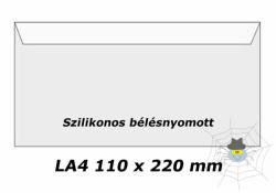 LA4 (110 x 220 mm) szilikonos bélésnyomott