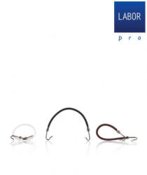 Labor PRO Elastice cu carlig pentru coc , set 12 buc - ALB (Y600/A)