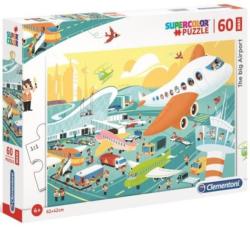 Clementoni SuperColor - A nagy repülőtér maxi puzzle 60 db-os (26447)
