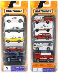 Mattel Matchbox Kisautók 5 darabos - többféle