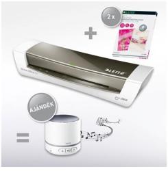 Leitz Laminálógép A/4 LEITZ iLam Home Office, szürke (73681089)