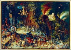 Bluebird Puzzle - Puzzle Jan Bruegel cel Bătrân - Alegoria focului, 1608 - 1 000 piese Puzzle