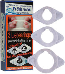 Fröhle - Hornyos péniszgyűrű szett (3db) - shop