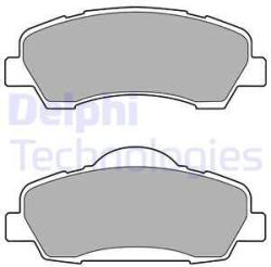 DELPHI set placute frana, frana disc DELPHI LP2485 - automobilus