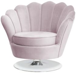 Vox bútor Seashell dusty pink forgó kagylófotel