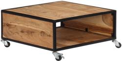vidaXL Măsuță de cafea, 70 x 70 x 32 cm, lemn masiv de acacia (247684) Masa de cafea