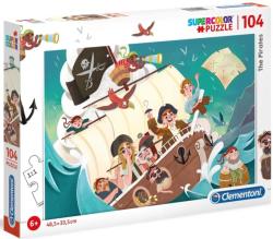 Clementoni SuperColor - Kalózok 104 db-os (27278)