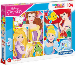 Clementoni SuperColor - Disney Hercegnők 104 db-os (27146)