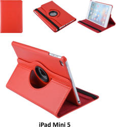 Tablettok iPad Mini Mini 4 (2015) / Mini 5 (2019) - piros fordítható műbőr tablet tok