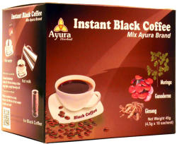 Ayura Herbal Instant Black Coffee steviaval 10