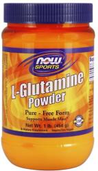 NOW Pulbere Glutamină, 5000 mg - Now Foods Sports L-Glutamine Powder 454 g