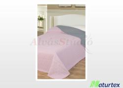 Naturtex Emily microfiber ágytakaró - púder-szürke 235x250 cm - matrac-vilag