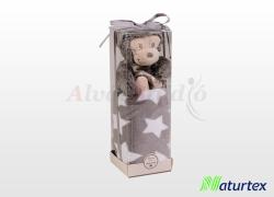 Naturtex Baby Design pléd - majmos plüssel