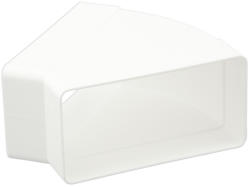 Dalap Cot 45° orizontal rectangular plastic 110x55 mm (505)