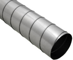 Dalap Conductă metalică rigidă Ø 160 mm până la +100 °C, lungime 1000 mm (SPIROVENT 160/1)