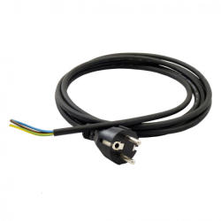 Dalap Cablu de alimentare pentru ventilator 3x1mm, lungime 3 m, negru (3x1/3)