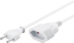  Cablu prelungitor de alimentare Euro T-M Alb 3m, kpsm3w (KPSM3W)