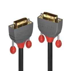 Lindy Cablu DVI-D Dual Link Anthra Line T-T 2m, Lindy L36222 (L36222)
