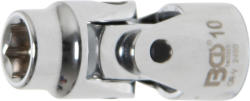 BGS technic Cheie tubulară 6 colțuri cu articulație cardanică | 10 mm (3/8") | 10 mm (BGS 2450) (2450) Set capete bit, chei tubulare