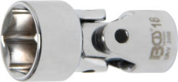 BGS technic Cheie tubulară 6 colțuri cu articulație cardanică | 10 mm (3/8") | 18 mm (BGS 2458) (2458)