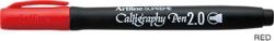 ARTLINE Marker ARTLINE Supreme Calligraphy, varf tesit din fetru 2.0mm - rosu (EPF-242-RE)