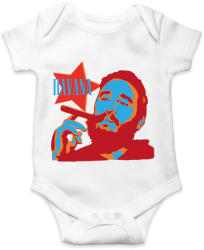 printfashion Havanna szivar & Fidel Castro - Baba Body - Fehér (4109625)