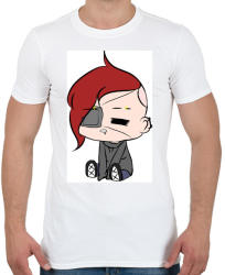 printfashion Chibi Victoria - Férfi póló - Fehér (4099576)