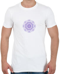 printfashion Kifesthető mandala minta8. - Férfi póló - Fehér (4081035)