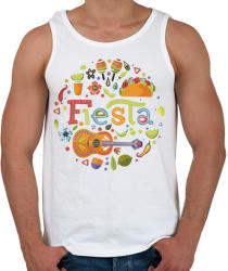 printfashion Fiesta -Mexico - Férfi atléta - Fehér (4125628)