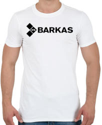 printfashion Barkas logo - Férfi póló - Fehér (3989353)