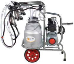 EMT Aparat de muls vaci EMT2+2A30, 2 posturi si 2 bidoane aluminiu 30 litri (EMT2+2A30)