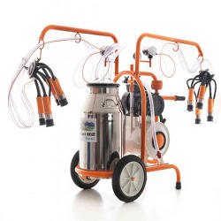 RURIS Aparat de muls vaci Ruris FAGARAS LACT 802, 2 posturi si 1 bidon inox 40 litri (lact80215)