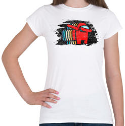 printfashion Impostor Dab - Among us - Női póló - Fehér (4002382)