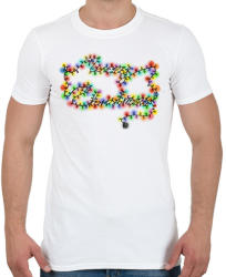 printfashion Merry Christmas! - Férfi póló - Fehér (3996618)